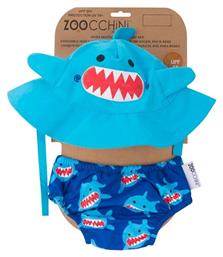 Παιδικό Μαγιό Σετ Αντιηλιακό (UV) Μπλε Zoocchini