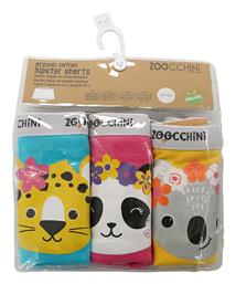 Παιδικό Σετ με Βρακάκια Πολύχρωμα 3τμχ Zoocchini
