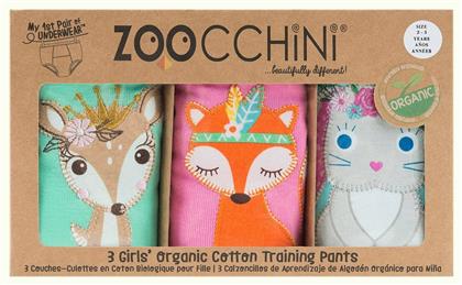 Παιδικό Σετ με Βρακάκια Πολύχρωμα Woodland Princesses 3τμχ Zoocchini