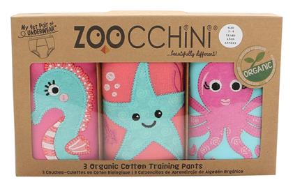 Παιδικό Σετ με Βρακάκια Ροζ 3τμχ Zoocchini