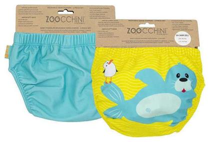 Σετ Παιδικό Μαγιό Πάνα Πολύχρωμη Zoocchini