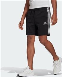 Adidas 3-Stripes Αθλητική Ανδρική Βερμούδα Μαύρη