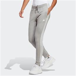 Adidas Essentials 3-Stripes Παντελόνι Γυναικείας Φόρμας με Λάστιχο Medium Grey Heather