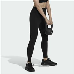 Adidas Essentials Training Γυναικείο Cropped Κολάν Ψηλόμεσο Μαύρο