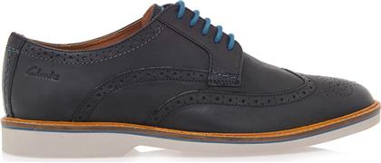 Clarks Δερμάτινα Ανδρικά Oxfords Ταμπά