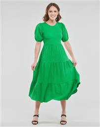 Desigual Midi All Day Φόρεμα με Κουμπιά Πράσινο
