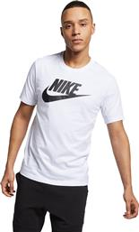Nike Icon Futura Ανδρικό Αθλητικό T-shirt Κοντομάνικο Λευκό από το Cosmos Sport