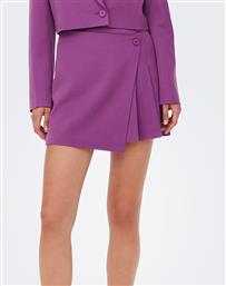 Only Ψηλόμεση Mini Φούστα σε Μωβ χρώμα από το Politikos Shop