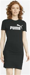 Puma Essentials Καλοκαιρινό Mini T-shirt Φόρεμα Μαύρο
