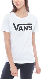 Vans Flying V Γυναικείο Αθλητικό T-shirt Λευκό