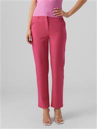 Vero Moda Γυναικείο Chino Παντελόνι σε Ίσια Γραμμή Pink Yarrow